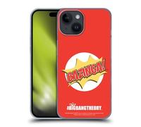 Head Case Designs Licenza Ufficiale The Big Bang Theory Pop Art Bazinga Custodia Cover Dura per Parte Posteriore Compatibile con Apple iPhone 15