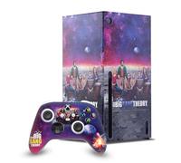 Head Case Designs Licenza Ufficiale The Big Bang Theory Stagione 11 Arte Chiave Grafica Pacchetto Console Da Gioco Wrap E Pelle Per Controller Compatibile con Xbox Series X