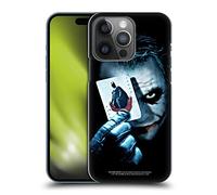 Head Case Designs Licenza Ufficiale The Dark Knight Carta Joker Arte Chiave Custodia Cover Dura per Parte Posteriore Compatibile con Apple iPhone 14 PRO