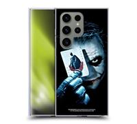 Head Case Designs Licenza Ufficiale The Dark Knight Carta Joker Arte Chiave Custodia Cover in Morbido Gel Compatibile con Samsung Galaxy S24 Ultra 5G