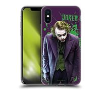 Head Case Designs Licenza Ufficiale The Dark Knight Personaggio Art Grafica Custodia in Gel [Protezione di Grado Militare] Compatibile con Apple iPhone X/iPhone XS