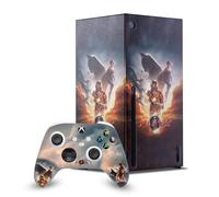 Head Case Designs Licenza Ufficiale The Flash 2023 Arte Chiave Grafica Arte Pacchetto Console Da Gioco Wrap E Pelle Per Controller Compatibile con Xbox Series X