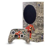Head Case Designs Licenza Ufficiale The Flash DC Comics Collage Di Personaggi Arte Dei Fumetti Pacchetto Console Da Gioco Wrap E Pelle Per Controller Compatibile con Xbox Series S