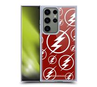 Head Case Designs Licenza Ufficiale The Flash TV Series Modello Logos Custodia in Gel [Protezione di Grado Militare] Compatibile con Samsung Galaxy S23 Ultra 5G E Compatibile con MagSafe