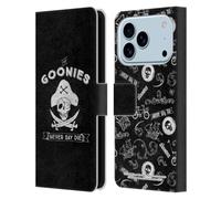 Head Case Designs Licenza Ufficiale The Goonies Logo Grafiche Custodia Portafoglio in Pelle Compatibile con Apple iPhone 17 Pro