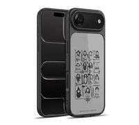 Head Case Designs Licenza Ufficiale The Hobbit An Unexpected Journey La Compagnia Arte Chiave Cover in Gel Rinforzata [Protezione di Grado Militare] Compatibile con Apple iPhone 17 Air