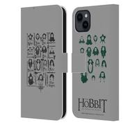 Head Case Designs Licenza Ufficiale The Hobbit An Unexpected Journey La Compagnia Arte Chiave Custodia Portafoglio in Pelle Compatibile con Apple iPhone 15 Plus