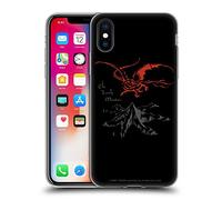 Head Case Designs Licenza Ufficiale The Hobbit An Unexpected Journey The Lonely Mountain Grafiche Custodia in Gel [Grado Militare] Compatibile con Apple iPhone X/iPhone XS E Compatibile con MagSafe