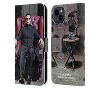 Head Case Designs Licenza Ufficiale The Matrix Reloaded Neo 4 Arte Chiave Custodia Portafoglio in Pelle Compatibile con Apple iPhone 15 Plus