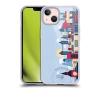 Head Case Designs Licenza Ufficiale The National Gallery London Skyline Arte Custodia in Gel [Protezione di Grado Militare] Compatibile con Apple iPhone 13 E Compatibile con MagSafe