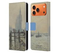 Head Case Designs Licenza Ufficiale The National Gallery Monet Thames Arte Custodia Portafoglio in Pelle Compatibile con Apple iPhone 17 PRO Max