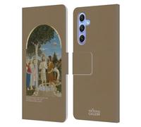 Head Case Designs Licenza Ufficiale The National Gallery The Baptism Of Christ Religioso e mitologico Custodia Portafoglio in Pelle Compatibile con Samsung Galaxy A34 5G