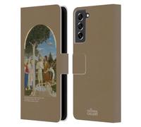 Head Case Designs Licenza Ufficiale The National Gallery The Baptism of Christ Religioso e mitologico Custodia Portafoglio in Pelle Compatibile con Samsung Galaxy S21 Fe 5G
