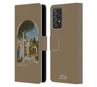 Head Case Designs Licenza Ufficiale The National Gallery The Baptism of Christ Religioso e mitologico Custodia Portafoglio in Pelle Compatibile con Galaxy A52 / A52s / 5G (2021)