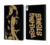 Head Case Designs Licenza Ufficiale The Rolling Stones Grunge Mick Jagger Custodia Portafoglio in Pelle Compatibile con Apple iPad Air 13 2024/2025