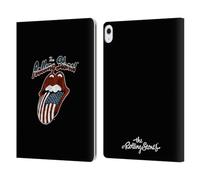 Head Case Designs Licenza Ufficiale The Rolling Stones Lingua Bandiera Us Arte Chiave Custodia Portafoglio in Pelle Compatibile con Apple iPad Air 13 2024/2025