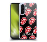 Head Case Designs Licenza Ufficiale The Rolling Stones Pattern Classico Lingua Lingua Collezione Custodia in Gel [Protezione di Grado Militare] Compatibile con Samsung Galaxy A36 5G