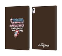 Head Case Designs Licenza Ufficiale The Rolling Stones Tour Nord America 1981 Arte Chiave Custodia Portafoglio in Pelle Compatibile con Apple iPad Air 13 2024/2025