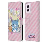 Head Case Designs Licenza Ufficiale Tom And Jerry Arte dei Personaggi Grafica Gokko Custodia Portafoglio in Pelle Compatibile con Motorola Moto G Power (2024)