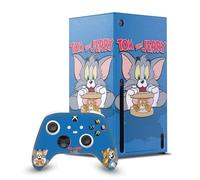 Head Case Designs Licenza Ufficiale Tom and Jerry Arte Del Personaggio Grafica Pacchetto Console Da Gioco Wrap E Pelle Per Controller Compatibile con Xbox Series X