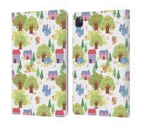 Head Case Designs Licenza Ufficiale Tom And Jerry Modello Ad Alberi Grafica Gokko Custodia Portafoglio in Pelle Compatibile con Apple iPad PRO 11 2020/2021 / 2022