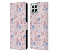 Head Case Designs Licenza Ufficiale Tom And Jerry Modello Sweets Grafica Gokko Custodia Portafoglio in Pelle Compatibile con Samsung Galaxy M33 (2022)