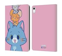 Head Case Designs Licenza Ufficiale Tom And Jerry Personaggi Grafica Gokko Custodia Portafoglio in Pelle Compatibile con Apple iPad 10.9 2022/2025