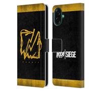 Head Case Designs Licenza Ufficiale Tom Clancy's Rainbow Six Siege Bandit Icone Custodia Portafoglio in Pelle Compatibile con Samsung Galaxy A07