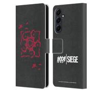 Head Case Designs Licenza Ufficiale Tom Clancy's Rainbow Six Siege Hibana Icone Custodia Portafoglio in Pelle Compatibile con Samsung Galaxy A55 5G