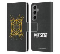 Head Case Designs Licenza Ufficiale Tom Clancy's Rainbow Six Siege Jager Icone Custodia Portafoglio in Pelle Compatibile con Samsung Galaxy S25