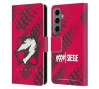 Head Case Designs Licenza Ufficiale Tom Clancy's Rainbow Six Siege Mozzie Icone Custodia Portafoglio in Pelle Compatibile con Samsung Galaxy S25