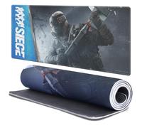 Head Case Designs Licenza Ufficiale Tom Clancy's Rainbow Six Siege Slitta Grafiche 37.4 x 15.75 x 0.16 Inches (900 x 400 mm) - XL Tappetino per Mouse E Scrivania da Ufficio per Giochi Tastiera PC