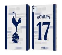 Head Case Designs Licenza Ufficiale Tottenham Hotspur F.C. Cristian Romero 2023/24 Giocatori Custodia Portafoglio in Pelle Compatibile con Apple iPad Air 11 2020/2022/2024/2025