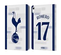 Head Case Designs Licenza Ufficiale Tottenham Hotspur F.C. Cristian Romero 2023/24 Giocatori Custodia Portafoglio in Pelle Compatibile con Apple iPad 10.9 2022/2025