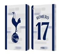 Head Case Designs Licenza Ufficiale Tottenham Hotspur F.C. Cristian Romero 2023/24 Giocatori Custodia Portafoglio in Pelle Compatibile con Apple iPad Air 2 (2014)