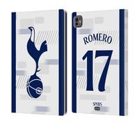 Head Case Designs Licenza Ufficiale Tottenham Hotspur F.C. Cristian Romero 2023/24 Giocatori Custodia Portafoglio in Pelle Compatibile con Apple iPad PRO 11 M4 2024