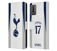 Head Case Designs Licenza Ufficiale Tottenham Hotspur F.C. Cristian Romero 2025/26 Giocatori Home Kit Custodia Portafoglio in Pelle Compatibile con Nokia C210