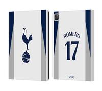 Head Case Designs Licenza Ufficiale Tottenham Hotspur F.C. Cristian Romero 2025/26 Giocatori Home Kit Custodia Portafoglio in Pelle Compatibile con Apple iPad PRO 12.9 2020/2021/2022