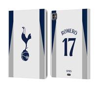 Head Case Designs Licenza Ufficiale Tottenham Hotspur F.C. Cristian Romero 2025/26 Giocatori Home Kit Custodia Portafoglio in Pelle Compatibile con Apple iPad PRO 13 M4 2024