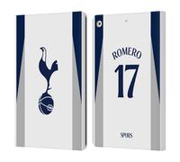 Head Case Designs Licenza Ufficiale Tottenham Hotspur F.C. Cristian Romero 2025/26 Giocatori Home Kit Custodia Portafoglio in Pelle Compatibile con Apple iPad 10.2 2019/2020/2021