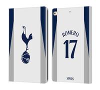 Head Case Designs Licenza Ufficiale Tottenham Hotspur F.C. Cristian Romero 2025/26 Giocatori Home Kit Custodia Portafoglio in Pelle Compatibile con Apple iPad 9.7 2017 / iPad 9.7 2018