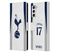 Head Case Designs Licenza Ufficiale Tottenham Hotspur F.C. Cristian Romero 2025/26 Giocatori Home Kit Custodia Portafoglio in Pelle Compatibile con Samsung Galaxy S21+ 5G