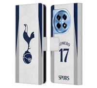 Head Case Designs Licenza Ufficiale Tottenham Hotspur F.C. Cristian Romero 2025/26 Giocatori Home Kit Custodia Portafoglio in Pelle Compatibile con OnePlus 12R