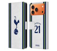 Head Case Designs Licenza Ufficiale Tottenham Hotspur F.C. Dejan Kulusevski 2022/23 Giocatori Home Kit Custodia Portafoglio in Pelle Compatibile con Apple iPhone 17 Pro Max