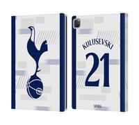 Head Case Designs Licenza Ufficiale Tottenham Hotspur F.C. Dejan Kulusevski 2023/24 Giocatori Custodia Portafoglio in Pelle Compatibile con Apple iPad PRO 12.9 2020/2021/2022