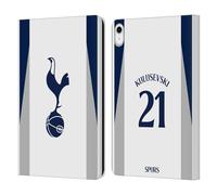Head Case Designs Licenza Ufficiale Tottenham Hotspur F.C. Dejan Kulusevski 2025/26 Giocatori Home Kit Custodia Portafoglio in Pelle Compatibile con Apple iPad 10.9 2022/2025