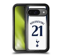 Head Case Designs Licenza Ufficiale Tottenham Hotspur F.C. Dejan Kulusevski 2025/26 Giocatori Home Kit Custodia Antiurto Ultra Blindata Compatibile con Google Pixel 9 / Pixel 9 PRO