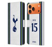 Head Case Designs Licenza Ufficiale Tottenham Hotspur F.C. Eric Dier 2022/23 Giocatori Home Kit Custodia Portafoglio in Pelle Compatibile con Apple iPhone 17 Pro Max