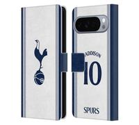 Head Case Designs Licenza Ufficiale Tottenham Hotspur F.C. James Maddison 2024/25 Giocatori Home Kit Custodia Portafoglio in Pelle Compatibile con Google Pixel 10 Pro XL