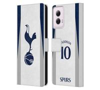 Head Case Designs Licenza Ufficiale Tottenham Hotspur F.C. James Maddison 2025/26 Giocatori Home Kit Custodia Portafoglio in Pelle Compatibile con Motorola Moto G Power (2024)